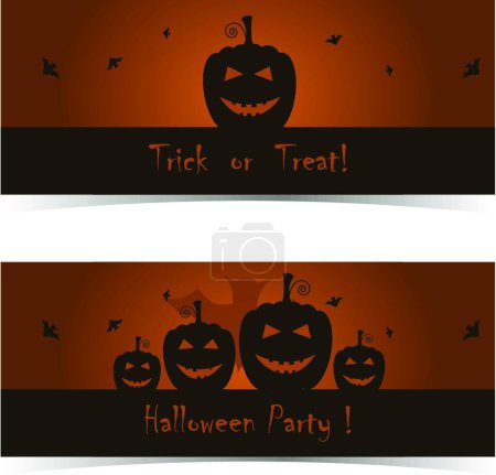 Illustration for Happy Halloween vector illustration - Royalty Free Image