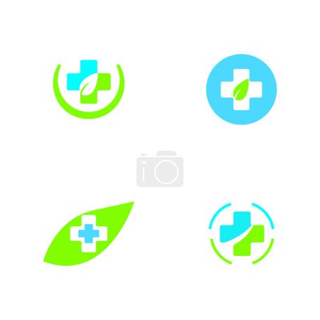 Illustration for "Health Medical Logo"  icon vector illustration - Royalty Free Image