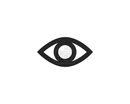 Illustration for "Eye care logo"  icon vector illustration - Royalty Free Image