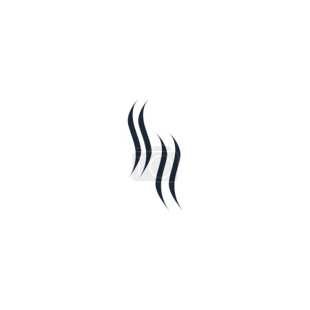 Ilustración de "Logotipo de onda capilar "icono vector ilustración - Imagen libre de derechos