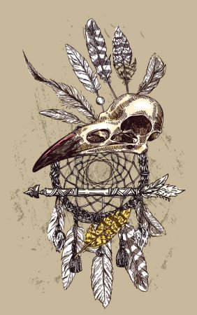 Illustration for "illustration animal skull" vector - Royalty Free Image