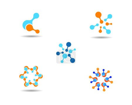 Illustration for "Molecule images illustration" vector - Royalty Free Image