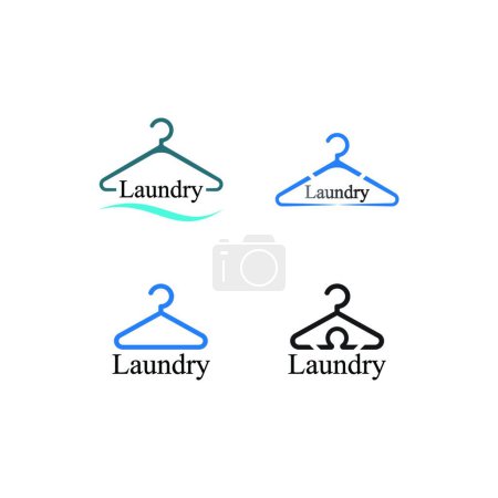 Illustration for "Laundry logo vector" illustration - Royalty Free Image
