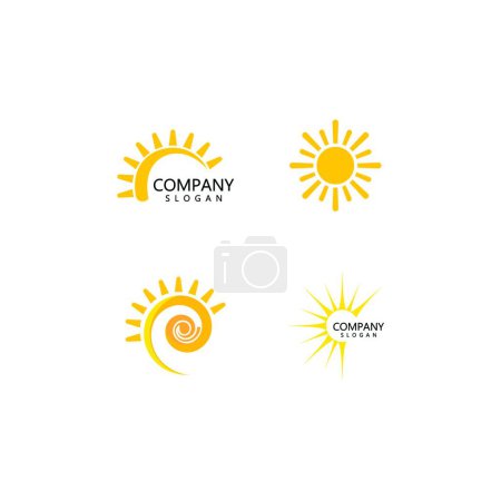 Ilustración de "sol ilustración logo vector - Imagen libre de derechos