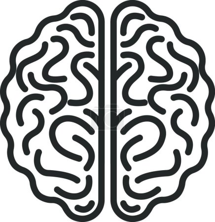 Photo for Brain icon. Mental health sign. Genius symbol. Creative smart logo - Royalty Free Image