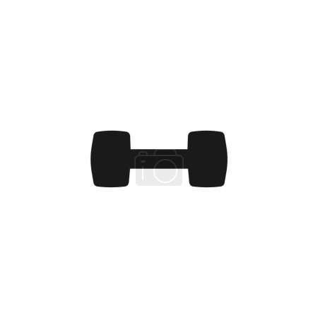 Illustration for "Barbell icon", vector illustration - Royalty Free Image