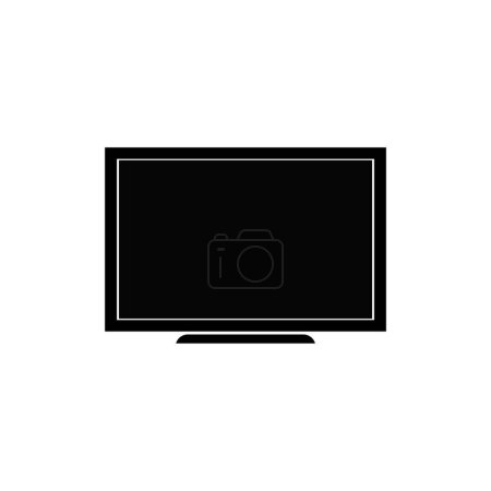 Ilustración de "Icono de TV logo vector" - Imagen libre de derechos