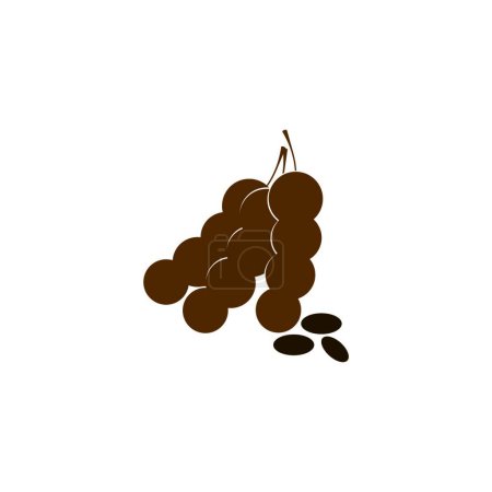 Illustration for Tamarind icon logo vector - Royalty Free Image