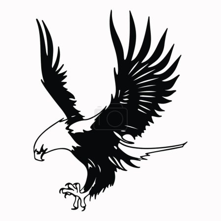 Illustration for "eagle icon illustration isolated vector sign symbol" - Royalty Free Image