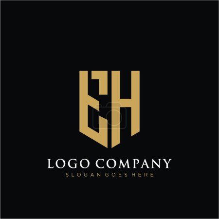 Téléchargez les illustrations : "TH Lettre logo icône conception éléments de modèle
" - en licence libre de droit