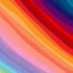 Rainbow colorful diagonal striped lines background wallpaper design