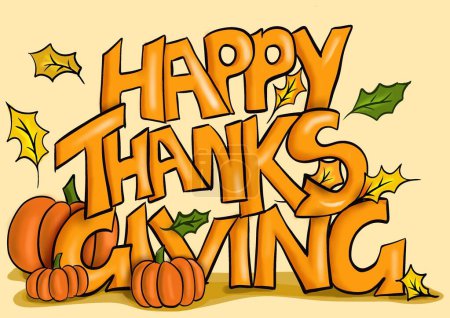 Happy Thanksgiving digital card background
