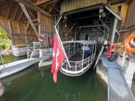 Photo for The oldest steamboat on the Greifensee. - Royalty Free Image