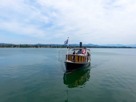 Photo for The oldest steamboat from Switzerland. - Royalty Free Image
