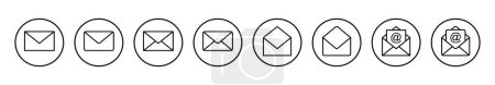 Icono de correo vector ilustración. signo de correo electrónico y símbolo. Icono de correo electrónico. Envolvente icono