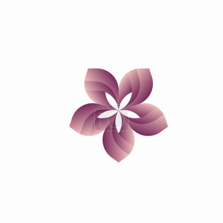 Téléchargez les photos : Conception créative de logo d'étoile de fleur pour l'entreprise avec de bonnes résolutions. - en image libre de droit