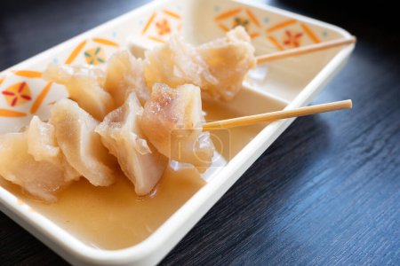 Gyusuji oden beef tendon skewer - a popular Japanese food
