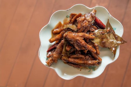 Chicken feet adobo - a Filipino dish
