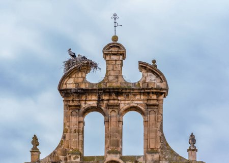 Téléchargez les photos : Details of the buildings of the historic center of the city of Lerma in the province of Burgos, Spain - en image libre de droit