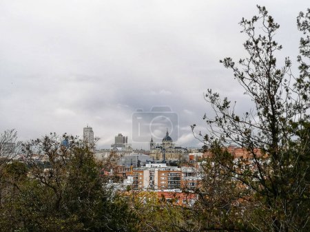 Foto de Views of madrid from the san isidro park - Imagen libre de derechos