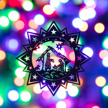 Téléchargez les photos : Figures décoratives de traditionnel à Noël du portail de belen - en image libre de droit