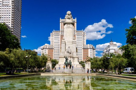 Photo for Spain square in Madrid - Royalty Free Image