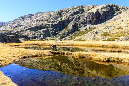 Photo for Area of the The Great Lagoon and The Circus of Gredos in Avila. Spain. - Royalty Free Image