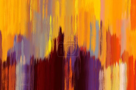 Photo for Background abstract colorful brush line red yellow black green blue - Royalty Free Image