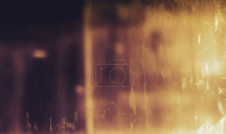 Photo for Vintage distressed old photo light leaks, film grain, dust and scratches texture overlay with vignette border. - Royalty Free Image