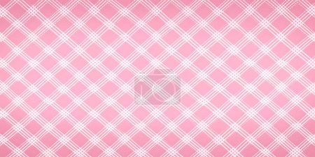 Téléchargez les photos : Rose pastel rose et blanc sans couture motif tissu à carreaux en diagonale - en image libre de droit