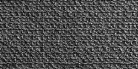 Foto de Tela de punto de lana gris sin costuras espalda suéter textura tela textil artesanía - Imagen libre de derechos