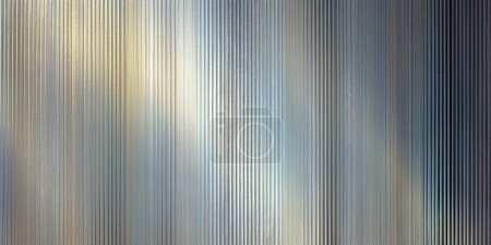 Photo for Seamless iridescent silver holographic chrome foil vaporwave background texture pattern. - Royalty Free Image