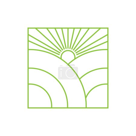 Téléchargez les illustrations : Vecteur icône logo Sun - en licence libre de droit
