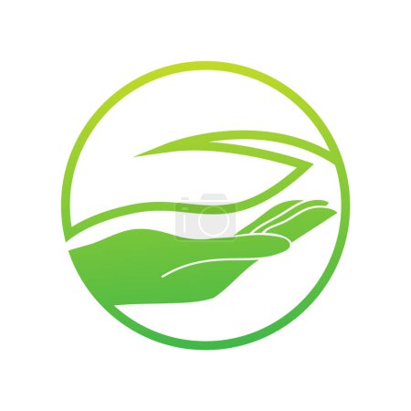 grünes Blatt Natur Logo Vorlage Vektor Symbol