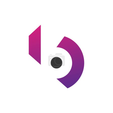 letter b logo icon design template elements
