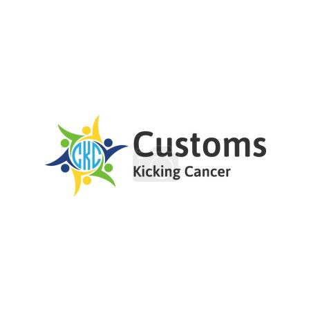 Design créatif et minimal du logo des douanes