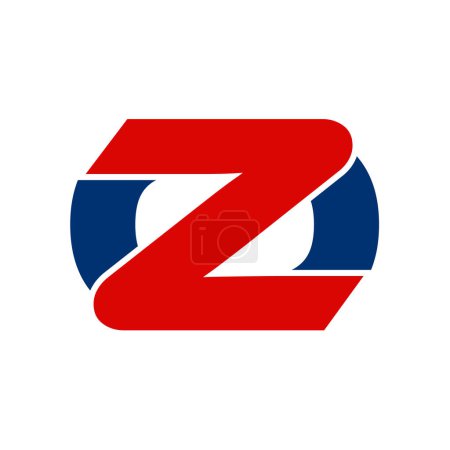 letter oz logo icon design template elements