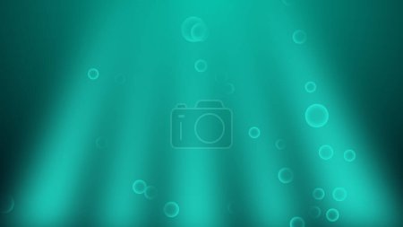 Téléchargez les photos : Bulles d'air sous l'eau, bulles d'eau. Fond de bulles sous-marines à boucle généré par ordinateur. - en image libre de droit
