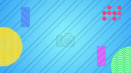 Photo for Minimalistic Funk: A Contemporary and Engaging Video Background Motion Graphic with a Playful and Trendy Aesthetic - Royalty Free Image
