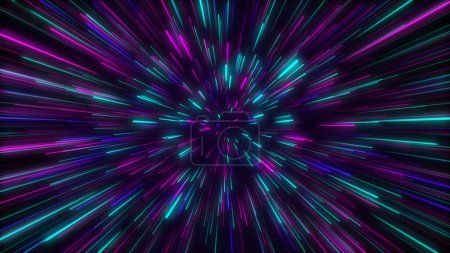 Abstract Hyper Jump into Another Galaxy. Creative Cosmic Background in high resolution easy to use. Creative cool trendy looking bg.