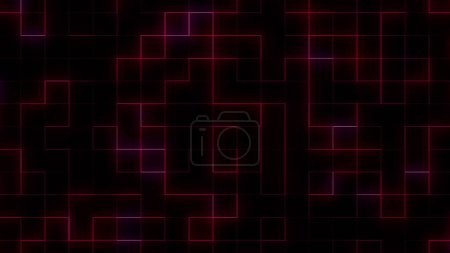 Photo for Immerse Yourself in the Futuristic World of Digital Technology with a Stunning Abstract Grid - The Perfect Addition to Your Next Project! Technology Grid FX. - Royalty Free Image