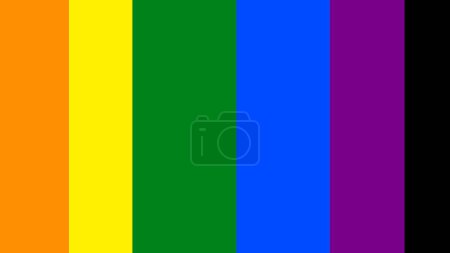 Photo for Dynamic Multi-Color Rectangles: Open and Close for Stunning Screen Transitions - A Vibrant Addition to Any Project! LGBTQ Pride month concept, LGBT FLAG. - Royalty Free Image