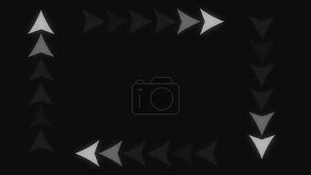 Photo for Loopable arrow background illustration. Arrow transition background, Vector asset in high resolution. - Royalty Free Image