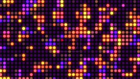 Photo for Strobing disco light loop animation. Retro club lights animation. High-quality asset. - Royalty Free Image