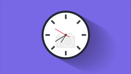 Photo for Simple modern clock-moving animation - Royalty Free Image