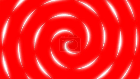 Wirbel animierten rotierenden Spiralhintergrund. Sich über den Verstand hinwegzusetzen, verdreht Ängste und Linien. Anime-Manga-Comic-Tapete.