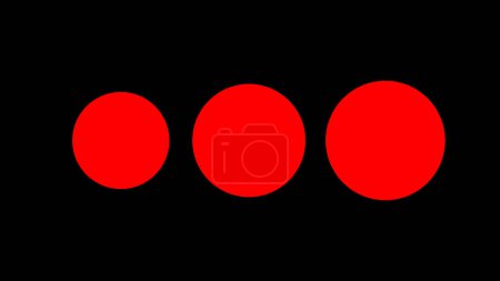 Photo for Creative circles sizing loading animation for social media, apps, websites.Futuristic unique loading starting boot motion graphic for computers, cyberspace, internet, download and upload. Loopable bg. - Royalty Free Image