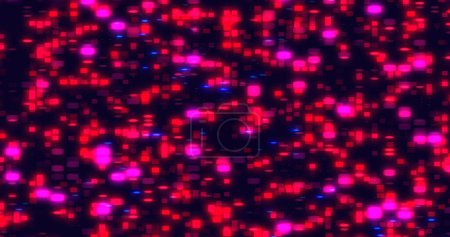 Vertical moving little flickering dots data flow matrix bg. Curvy disco screen cool looking glowing squares and circles coding structure big data information vertical screen motion loop. Futuristic bg