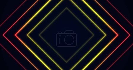 Abstract technology background clubbing nightlife background. Disco lights music concert light show glowing shiny square geometric laser motion seamless loop. Award show ceremony event.