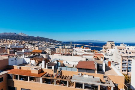 Photo for Aerial view of the center of the city of ceuta. High quality photo - Royalty Free Image